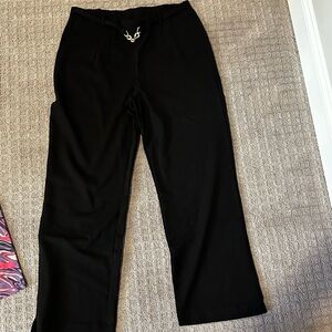 Maurices Elegant Black Flare Pants